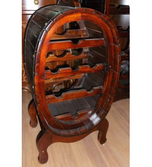 MK-WN04. William wine cabinet. Винная стойка (массив красного дерева), цвет:  Antique (вишня)